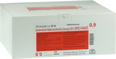 ISOTONISCHE NaCl Lösung 0,9% Eifelfango Inj.-Lsg.