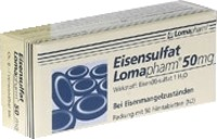 EISENSULFAT Lomapharm 50 mg Filmtabletten