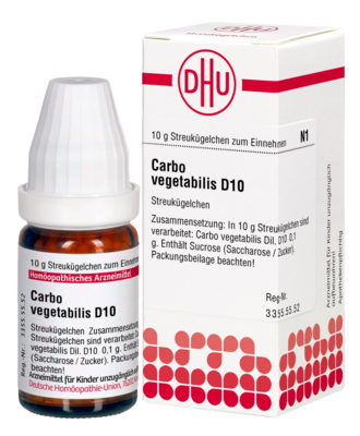 CARBO VEGETABILIS D 10 Globuli