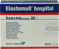 ELASTOMULL hospital 8 cmx4 m elast.Fixierb.weiß