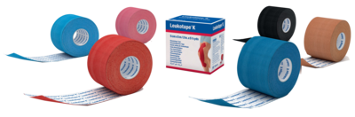 LEUKOTAPE K 7,5 cm blau