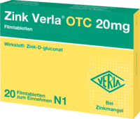 ZINK VERLA OTC 20 mg Filmtabletten