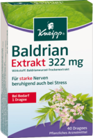 KNEIPP Baldrian Extrakt extra stark überz.Tabl.