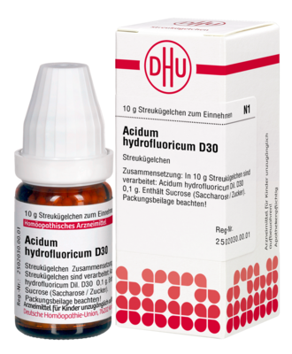 ACIDUM HYDROFLUORICUM D 30 Globuli