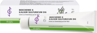 BIOCHEMIE 6 Kalium sulfuricum D 6 Creme