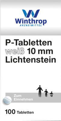 P TABLETTEN weiß 10 mm