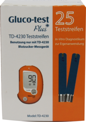 GLUCO TEST Plus Blutzuckerteststreifen