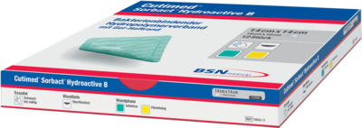 CUTIMED Sorbact Hydroactive B Gel-V.7x8,5 cm haft.