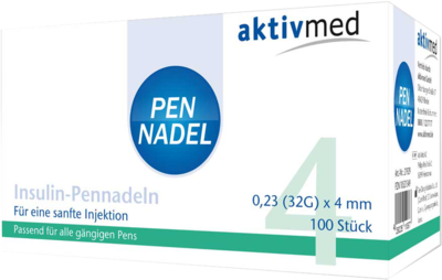 PEN-NADELN Universal 4 Kanülen 0,23x4 mm 32 G