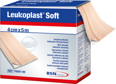 LEUKOPLAST soft Pflaster 4 cmx5 m Rolle